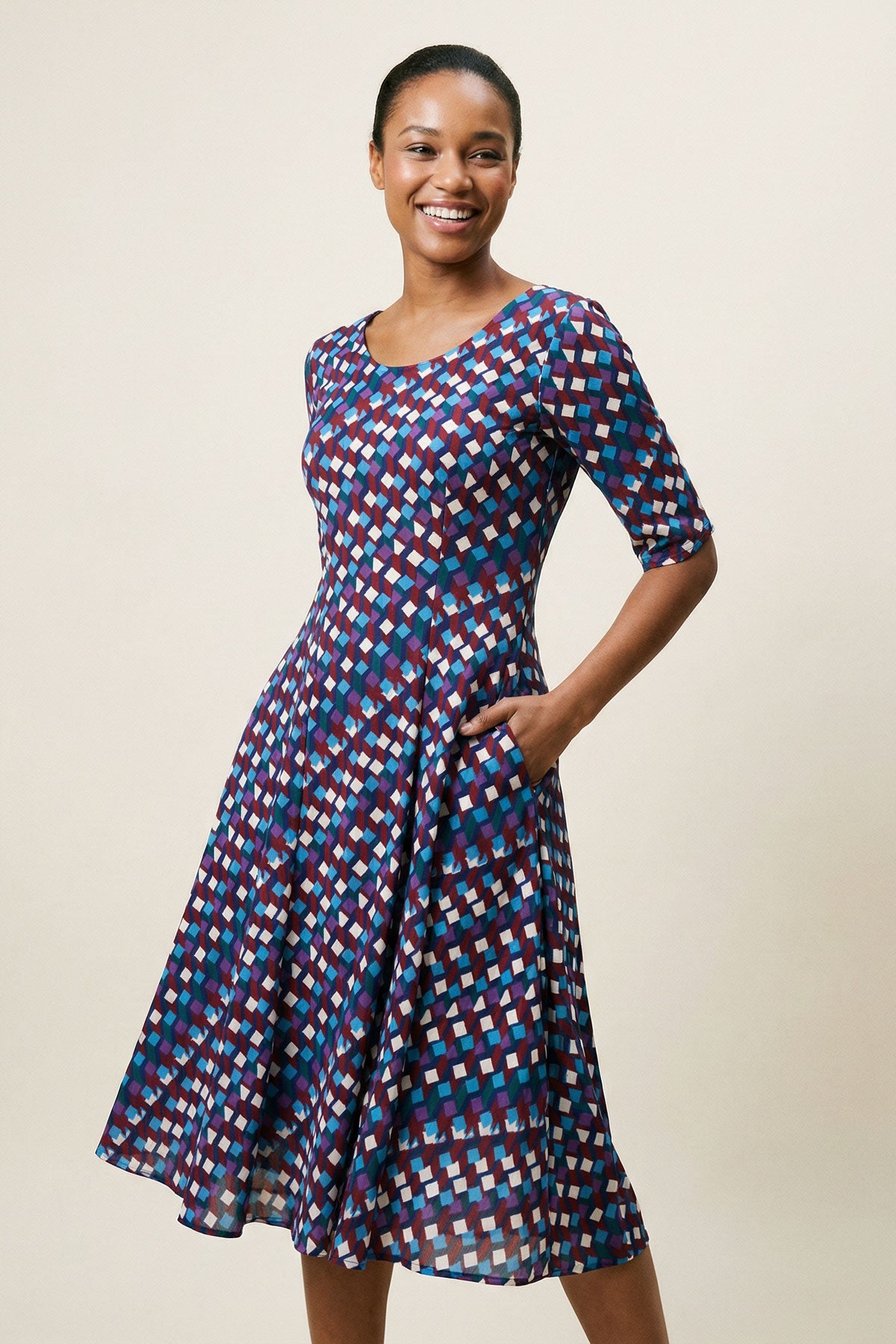 Mary Dress - Skyscraper [FINAL SALE] – karina dresses