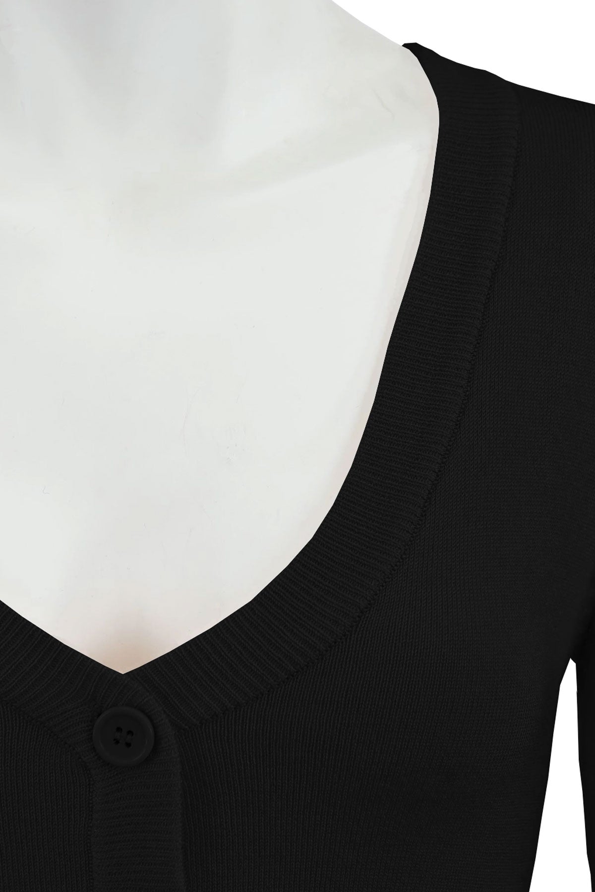 black dress with white tights Classic Black Cropped Cardigan for Dresses S/M main image 0