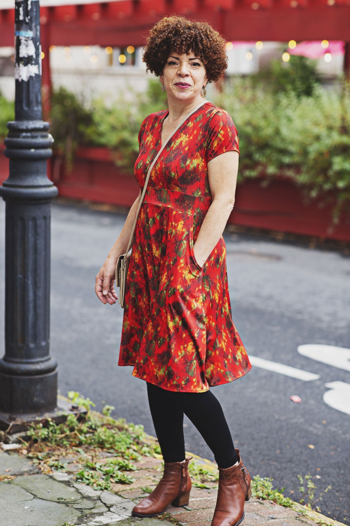 Cece Dress - Autumn Sunset XL Cece Dress - Autumn Sunset – karina dresses