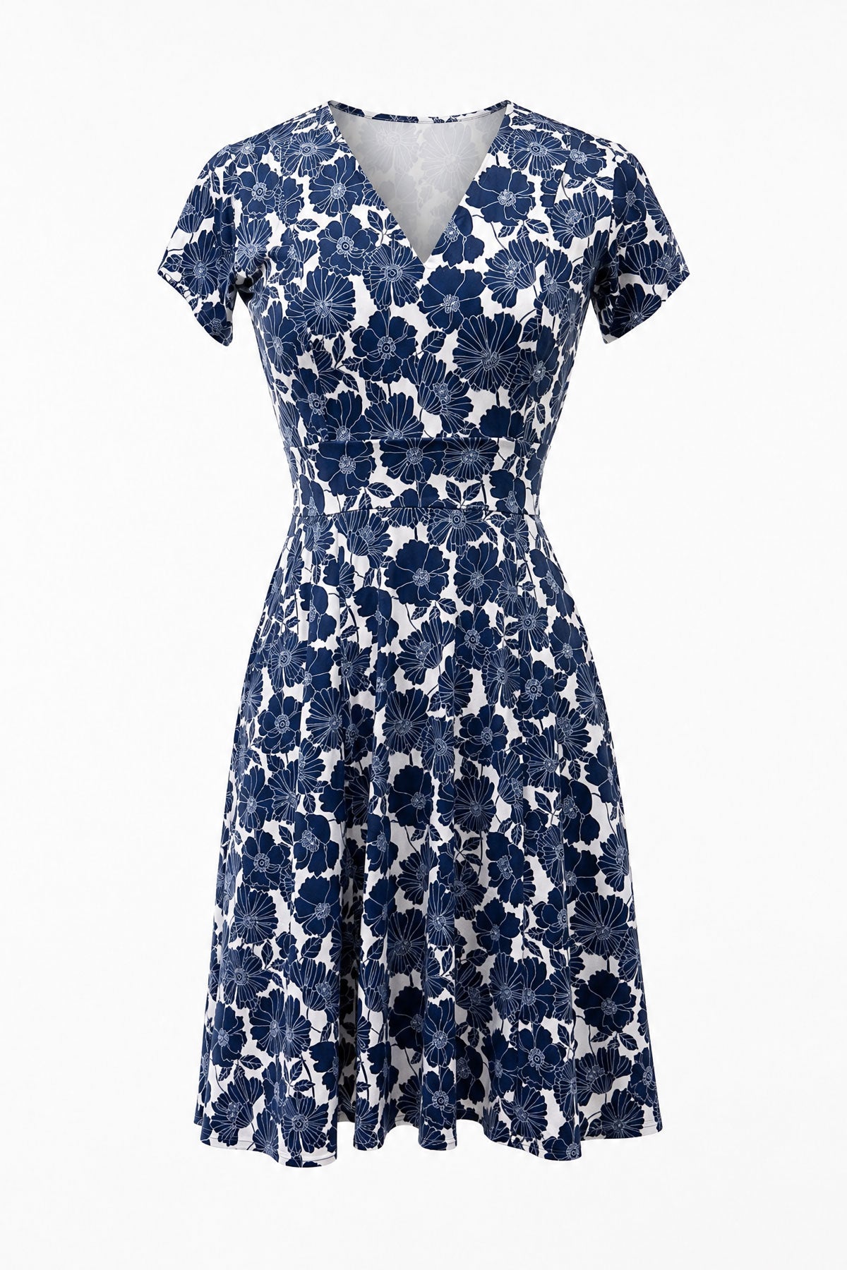 Cece Dress - Stuck On Blue 2XL Cece Dress - Stuck On Blue 2XL
