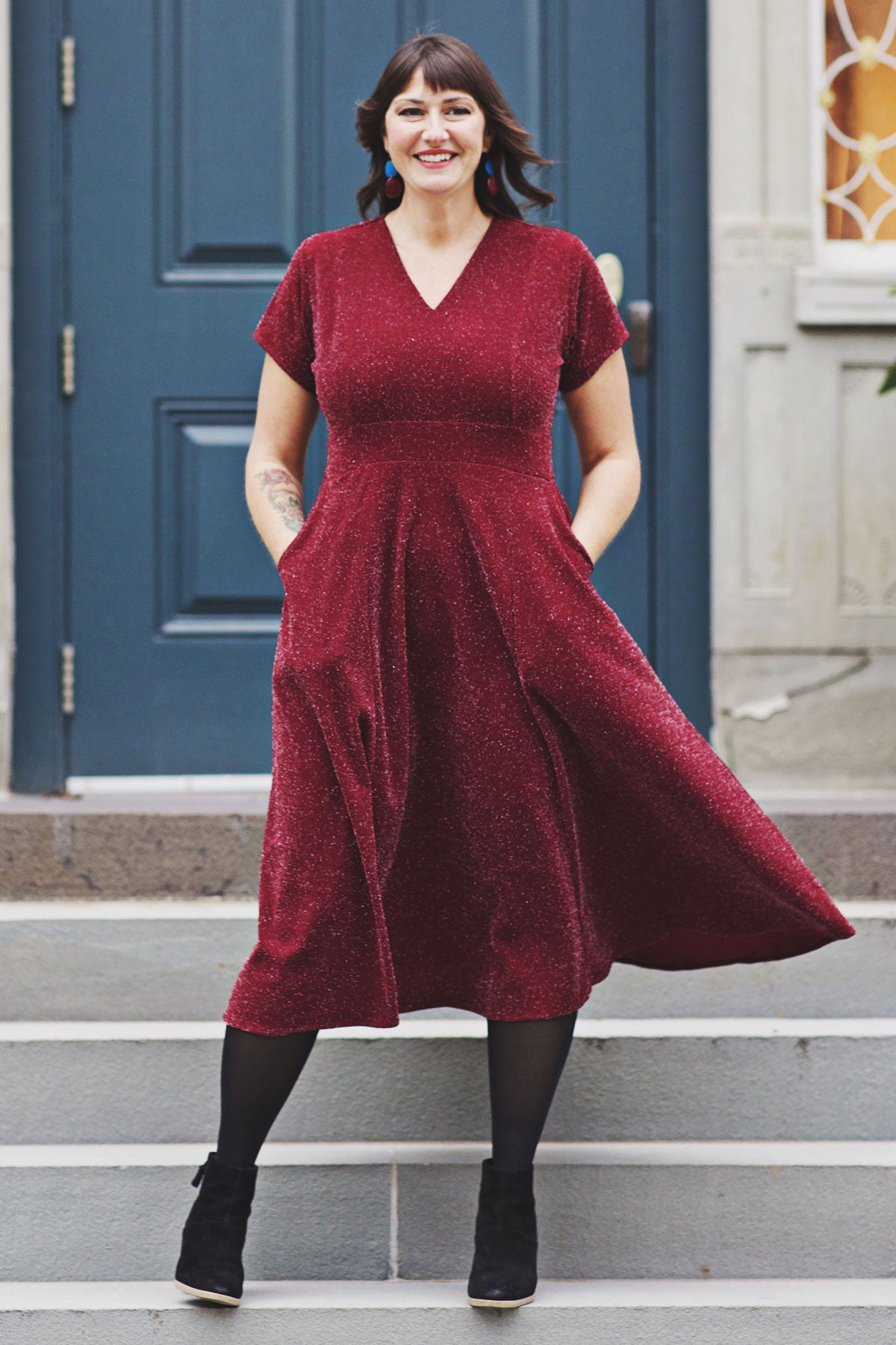cecelia dress red GLOWING IN RED Rat + Boa 'Cecelia Dress' spotted on @martalozanop is one of the most wishlisted dresses on ATD, and we can see why! This flirty &