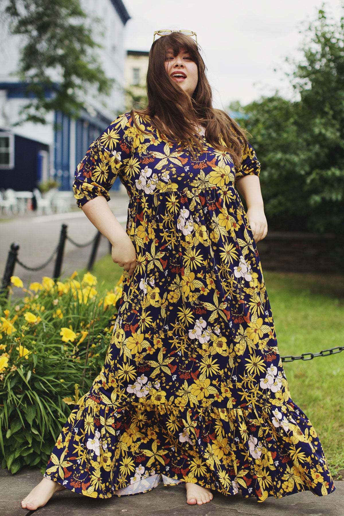 Charlotte Dress Golden Garden [FINAL SALE] – karina dresses