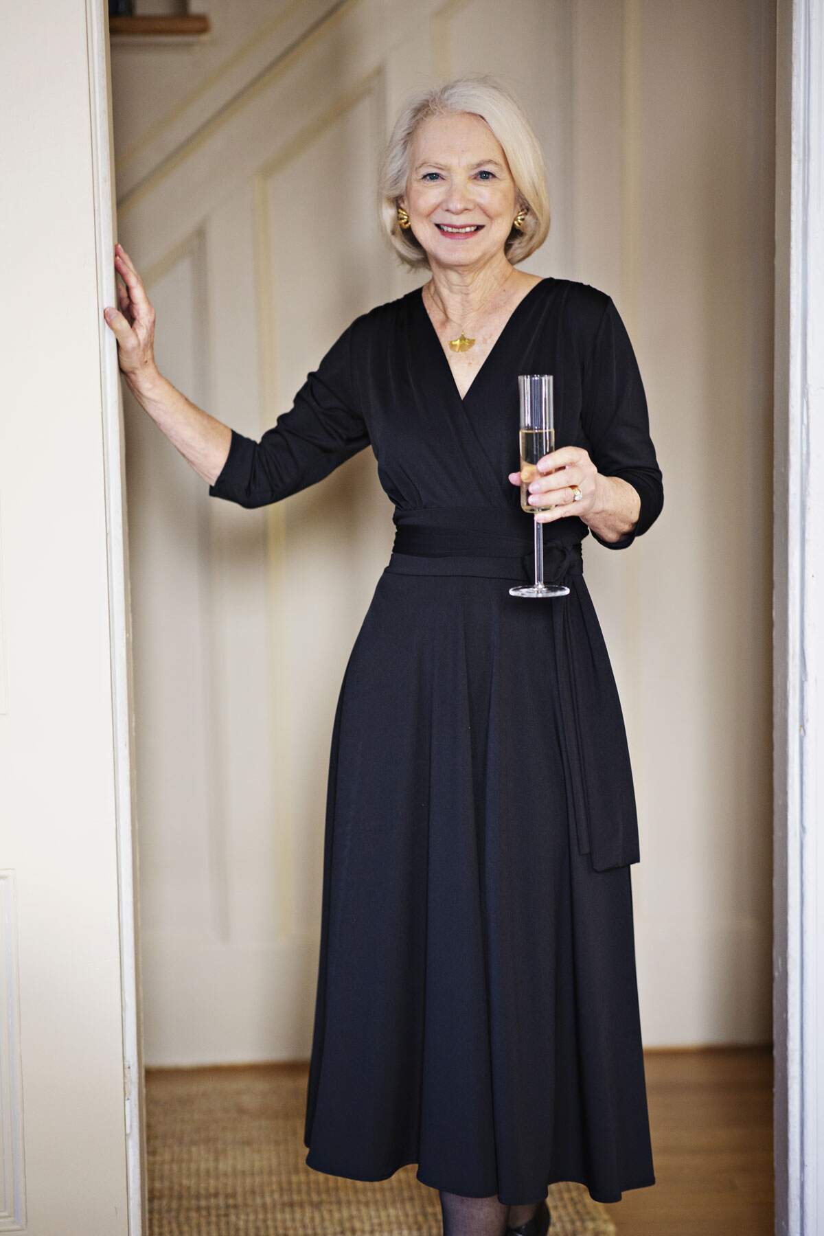 chinese dress ladies Women Elegance Audrey Hepburn Style Crew Neck 3/4 Sleeve Swing Maxi Dress  Long Belt Dresses with Pockets Black at Amazon Women's Clothing store