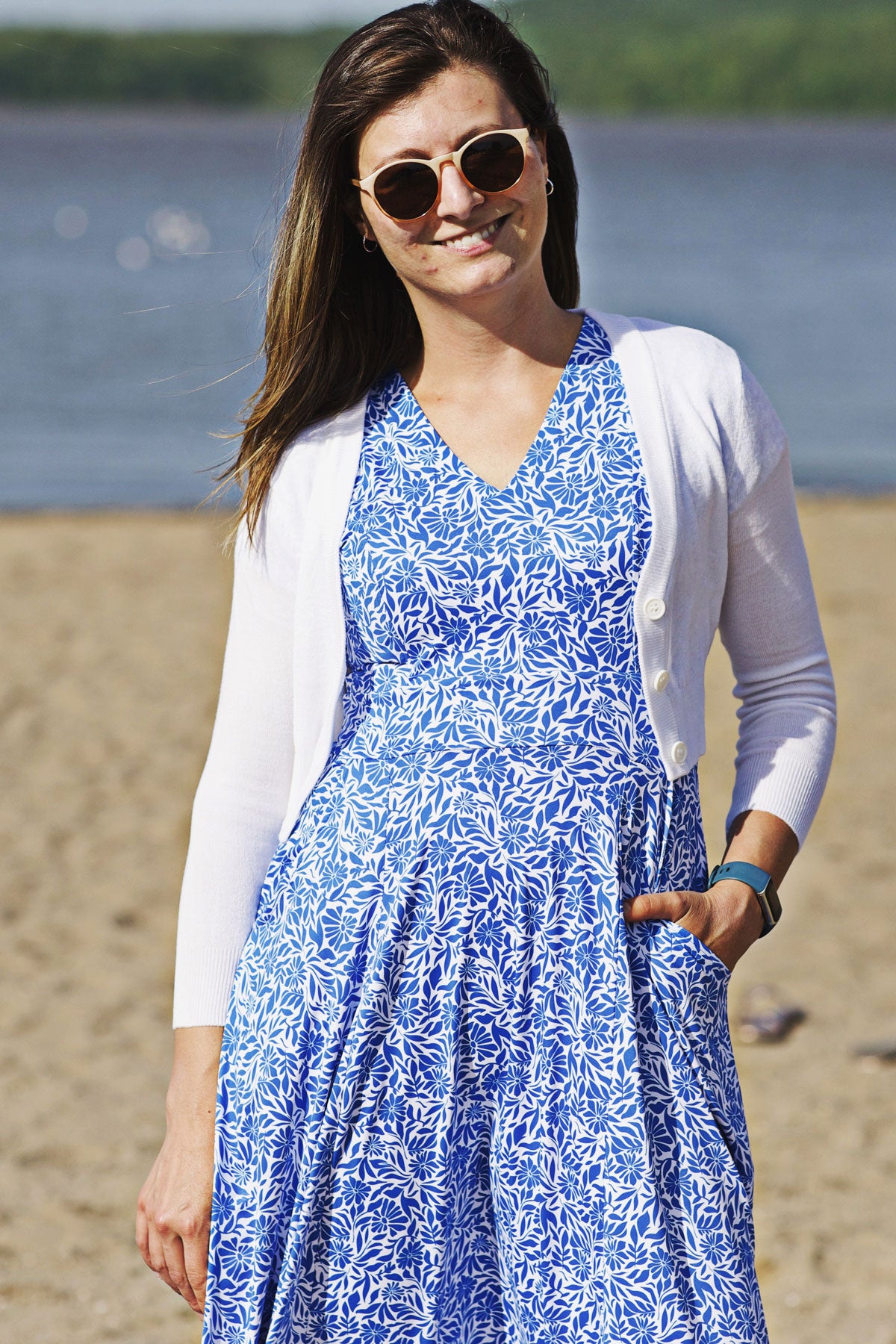 Pure White Cropped Cardigan – karina dresses