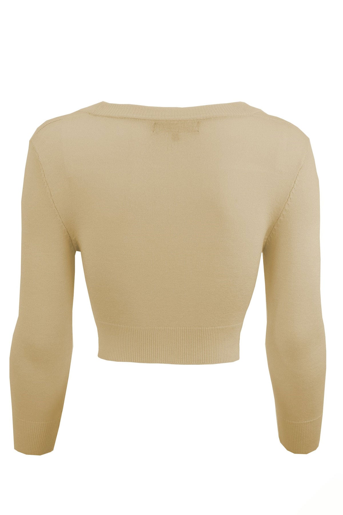 Taupe Cropped Cardigan – karina dresses