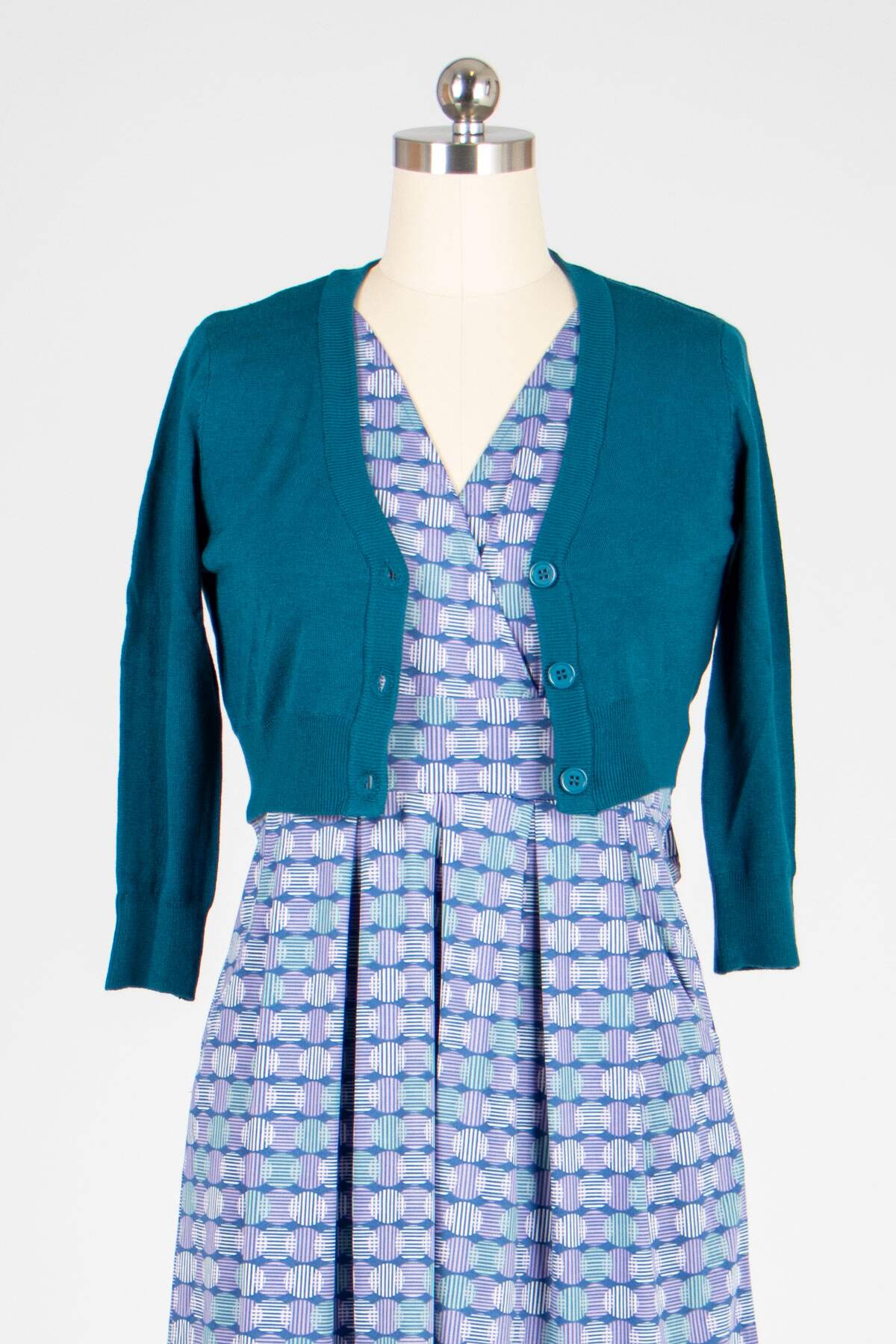 トップス THEREDTHREAD S clip cardigan cropped THEREDTHREAD / ザレッドスレッド】S clip cardigan cropped