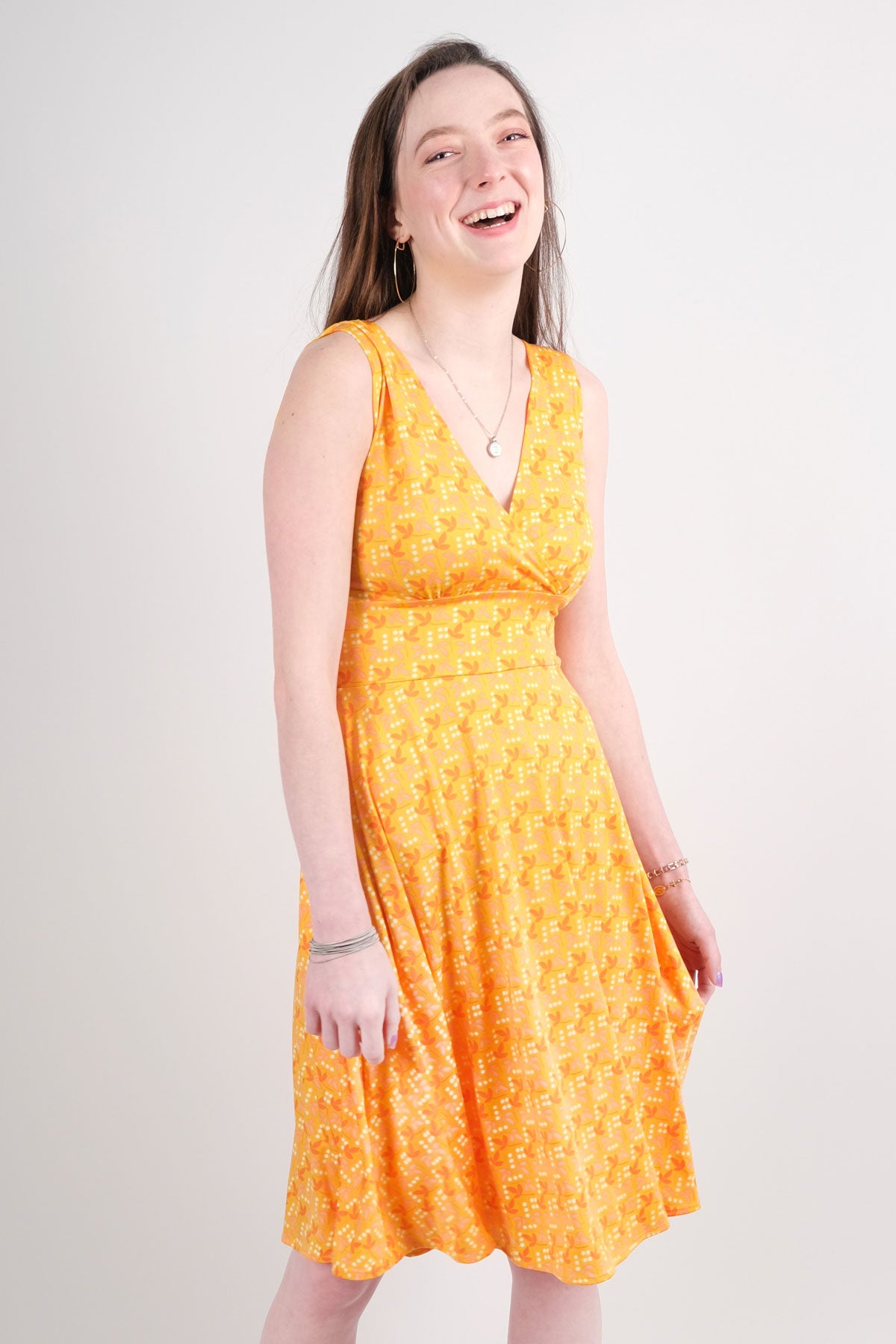 Audrey Dress - Orange You Beautiful FINAL SALE