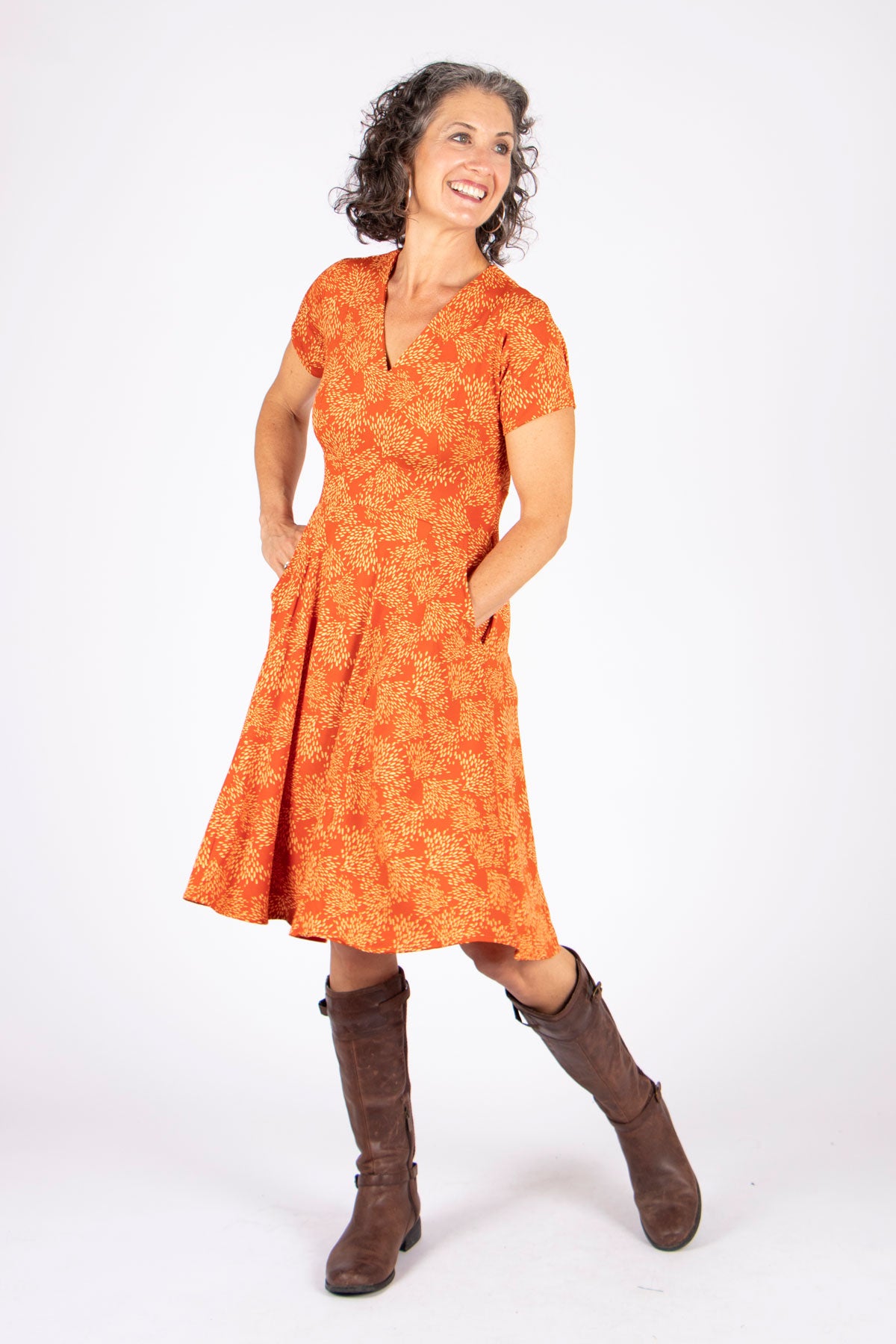 Cece Dress - Cinnamon Sky