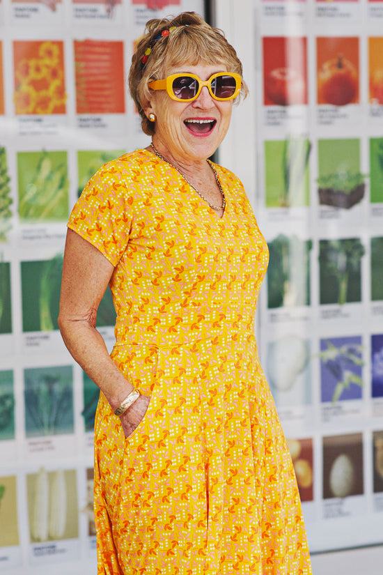 Cecelia Dress - Orange You Beautiful FINAL SALE