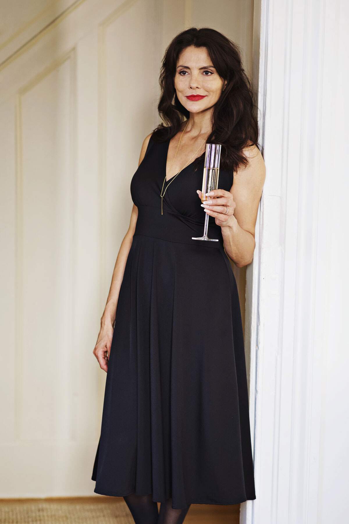 Abigail Dress - Solid Black S/M Abigail Dress - Solid Black S/M