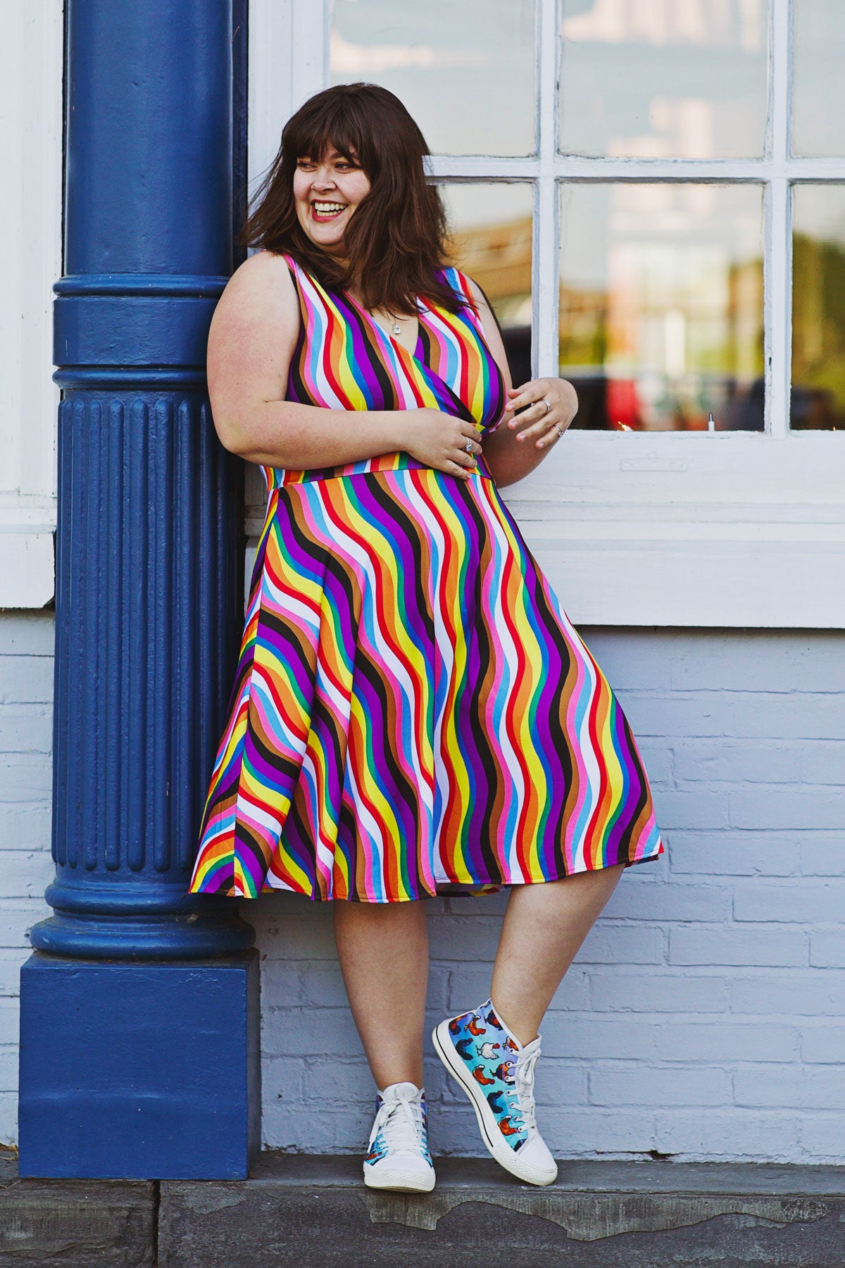 Audrey Dress - Rainbow FINAL SALE