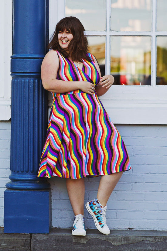Audrey Dress - Rainbow FINAL SALE