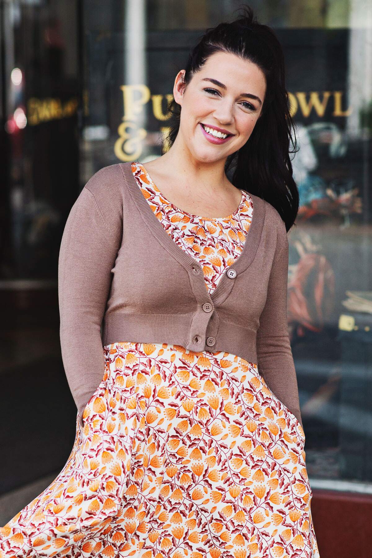 Carmen Dress - Saffron Sunset