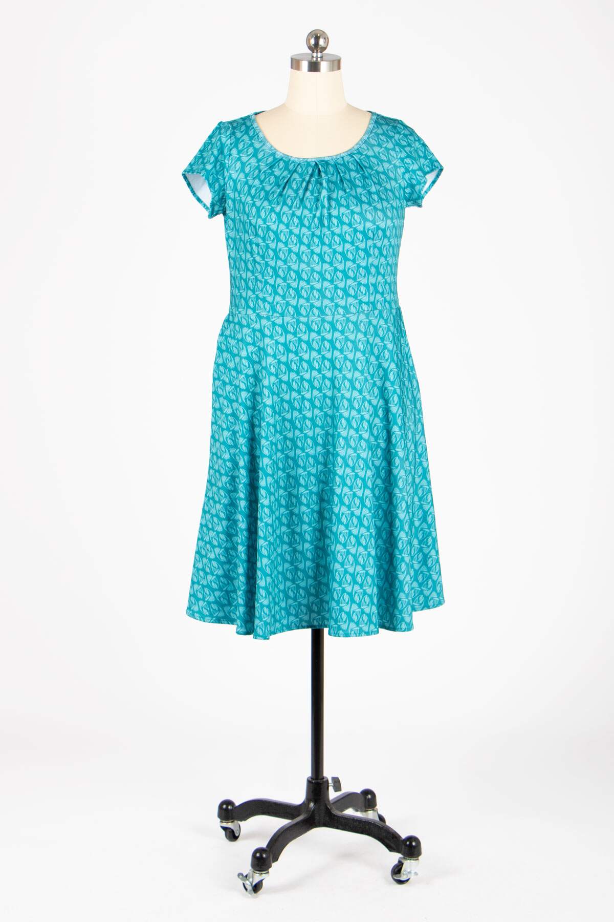 Load image into Gallery viewer, Carmen Dress - Teal Appeal FINAL SALE

