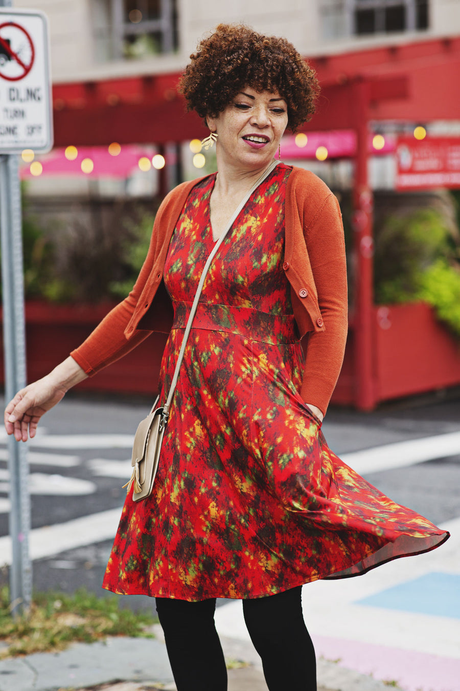Cece Dress - Autumn Sunset