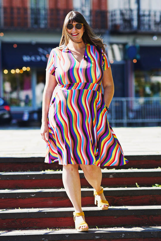 Cece Dress - Rainbow FINAL SALE