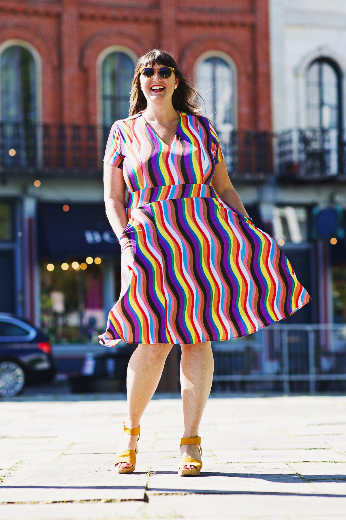 Cece Dress - Rainbow FINAL SALE