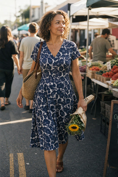 cece blue floral dress CeCe Floral Dresses for Women
