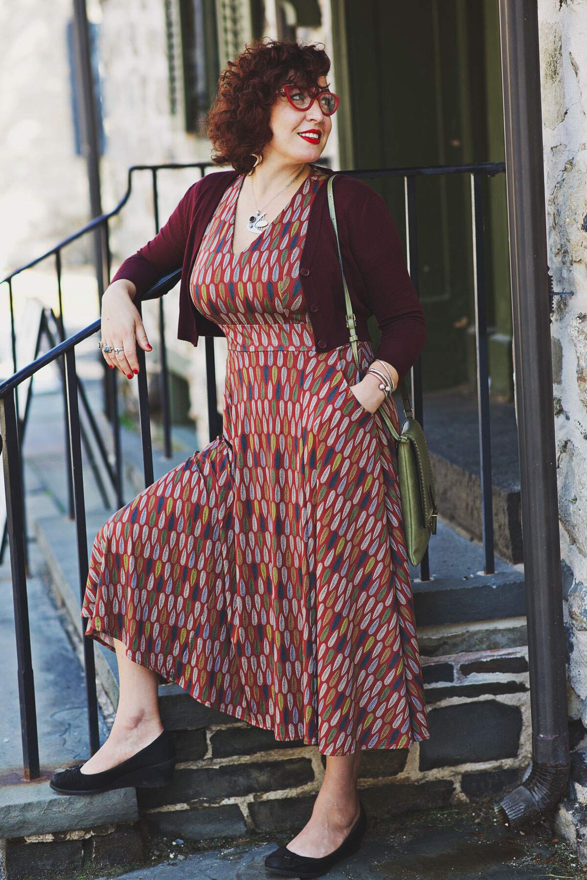 Cecelia Dress - Feathers
