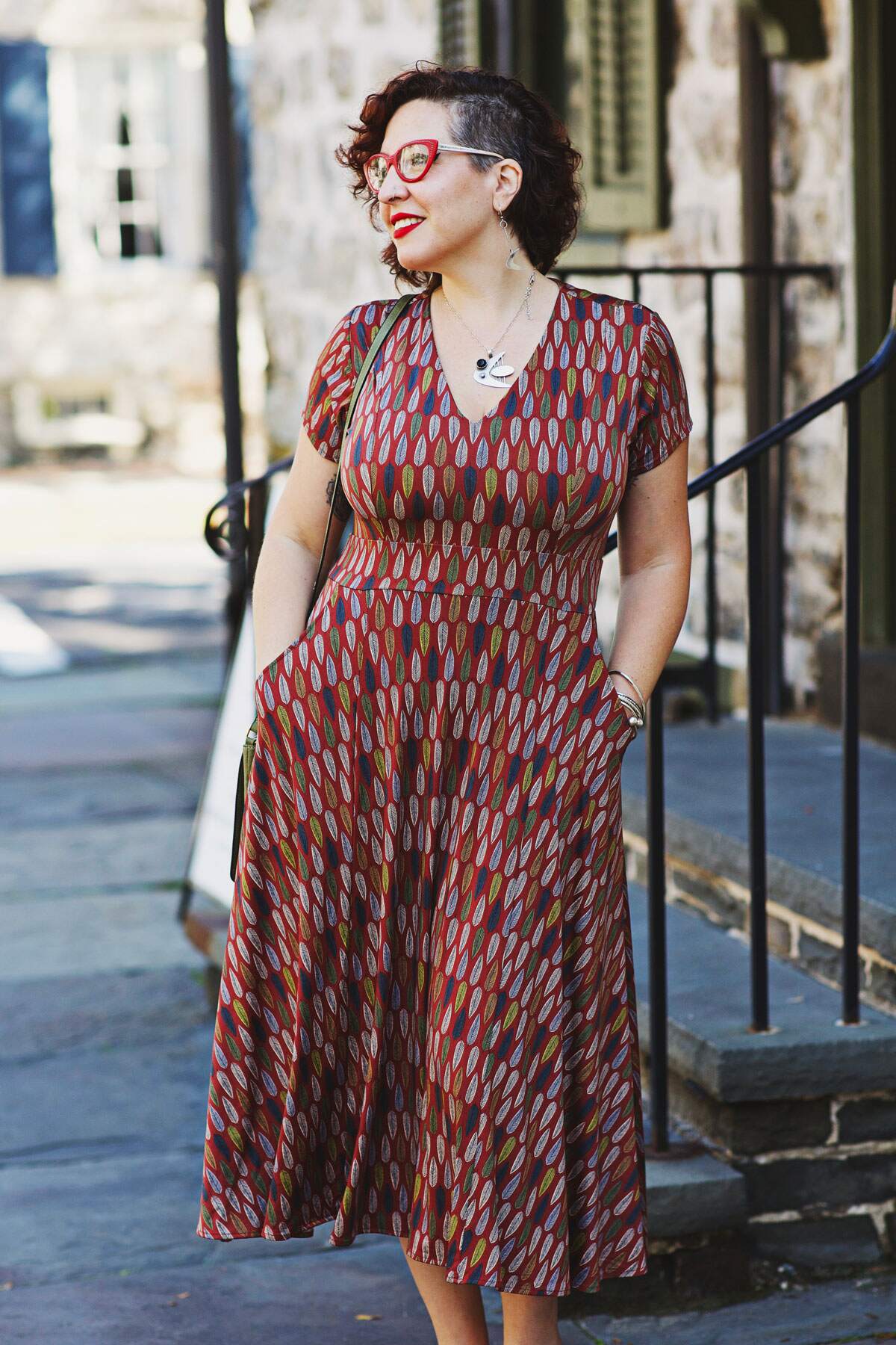 Cecelia Dress - Feathers