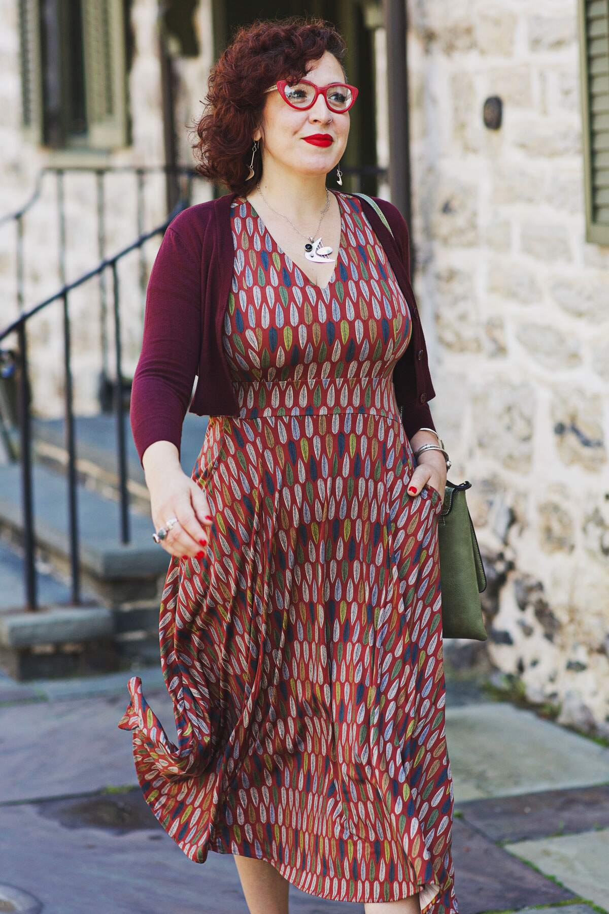 Cecelia Dress - Feathers