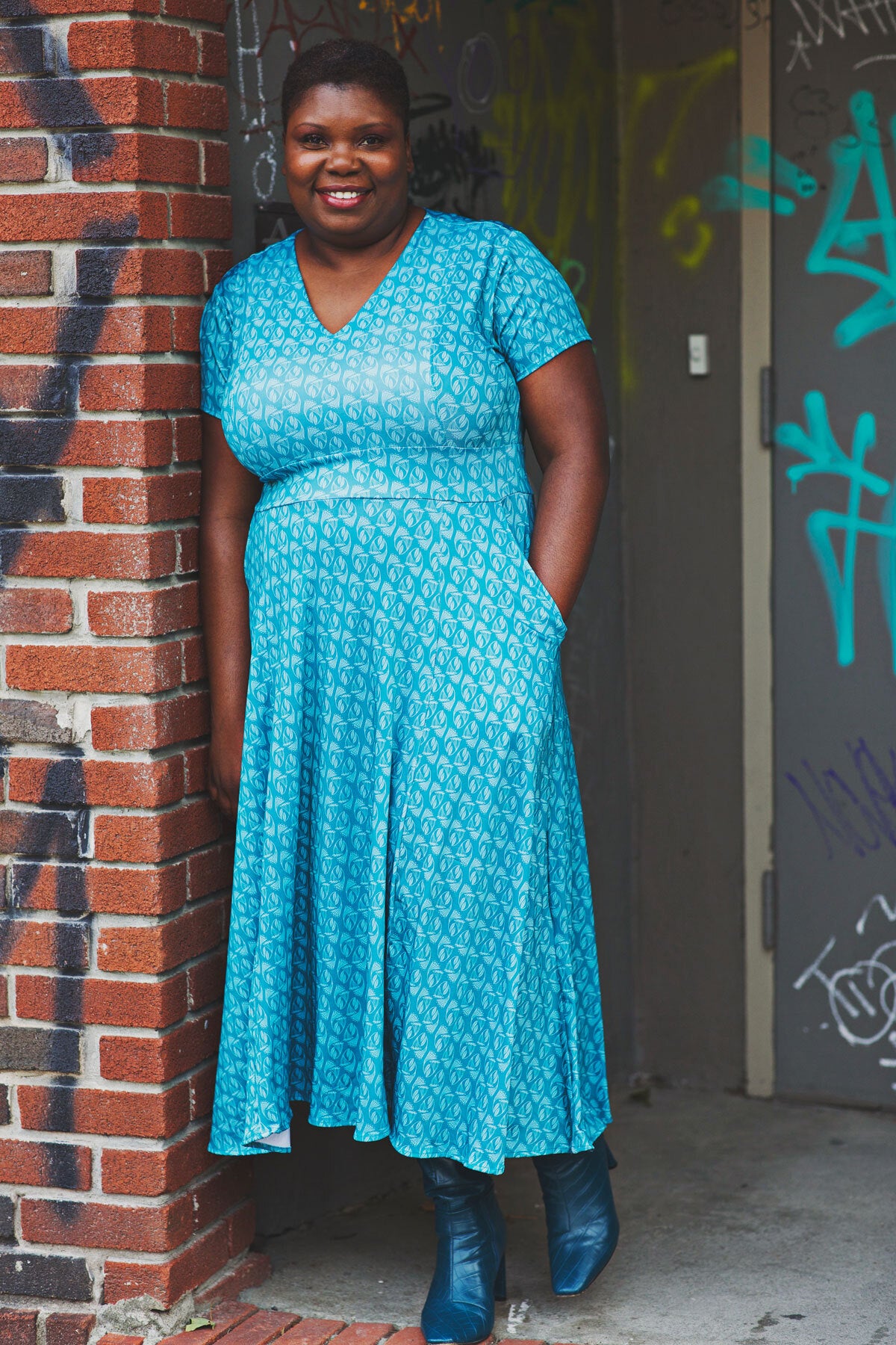 Cecelia Dress - Teal Appeal