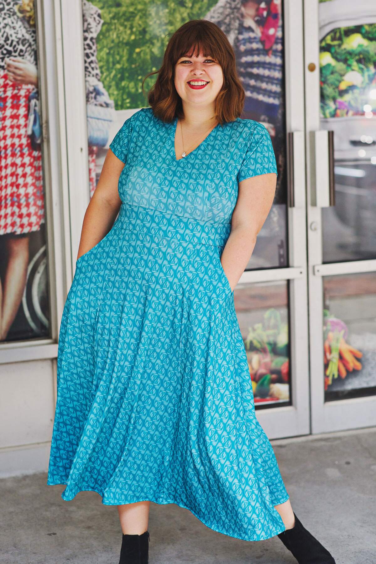 Cecelia Dress - Teal Appeal