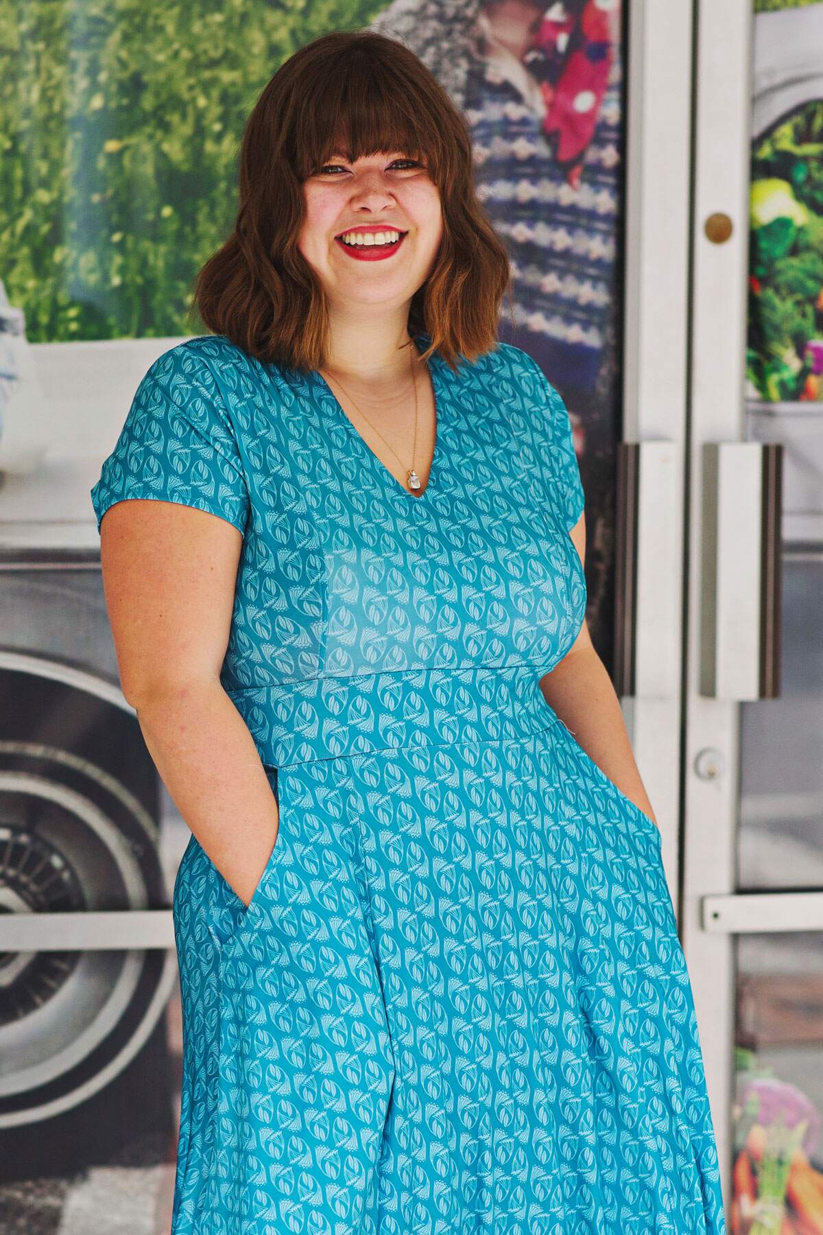 Cecelia Dress - Teal Appeal