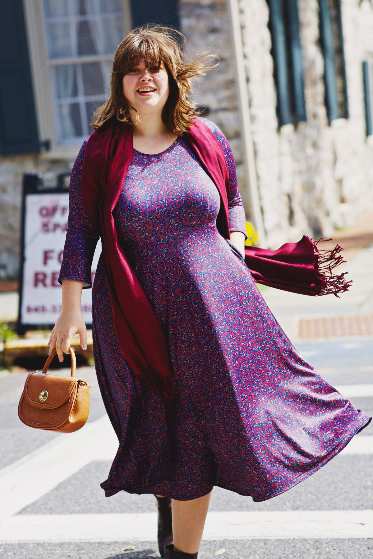 Emily Dress - Merlot