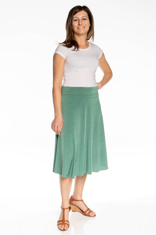 Sophia Skirt - Moss Green