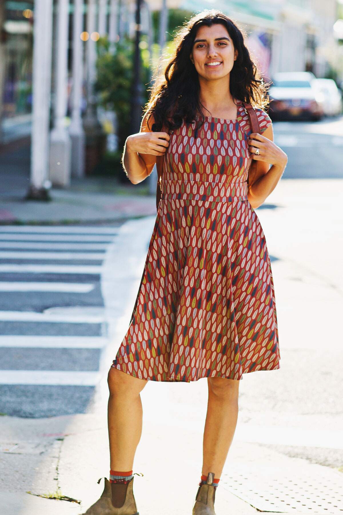 Jackie Dress - Feathers