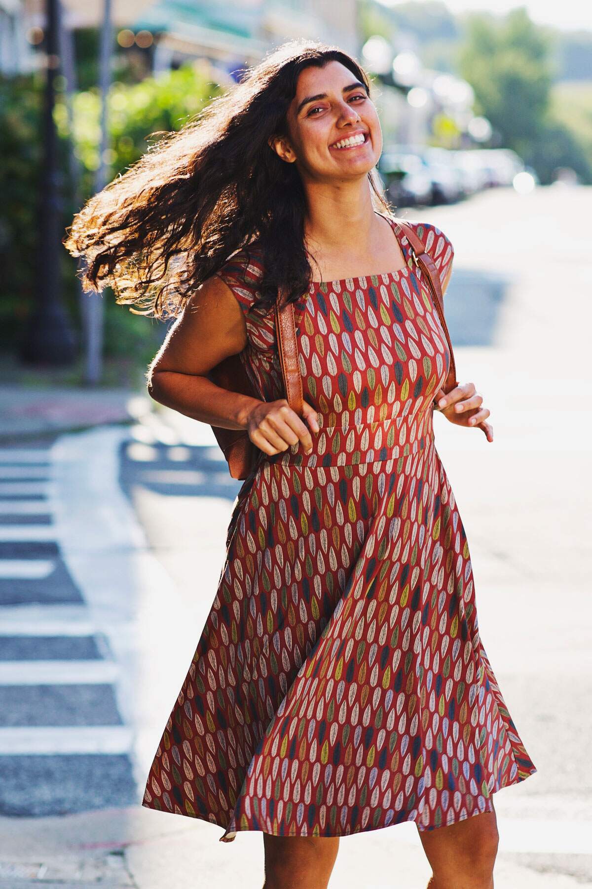 Jackie Dress - Feathers