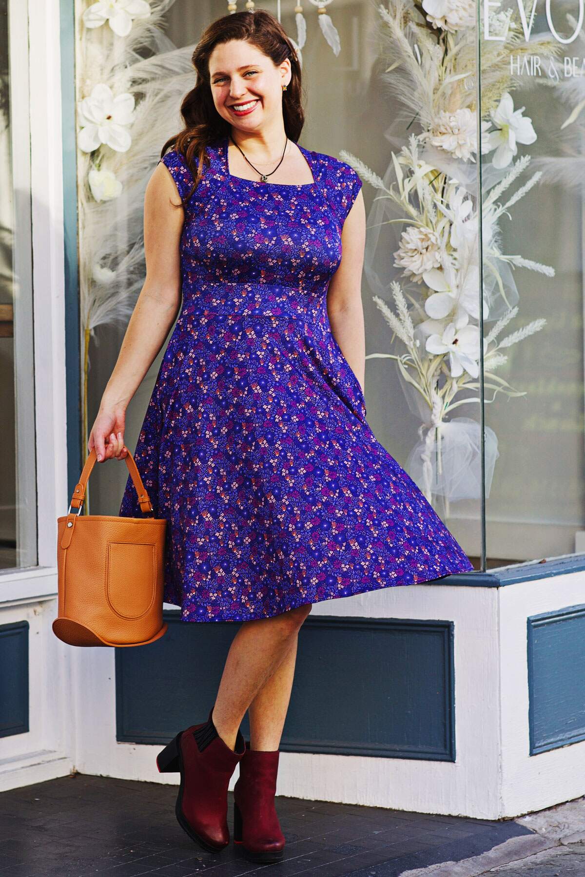 Jackie Dress - Periwinkle Twinkle