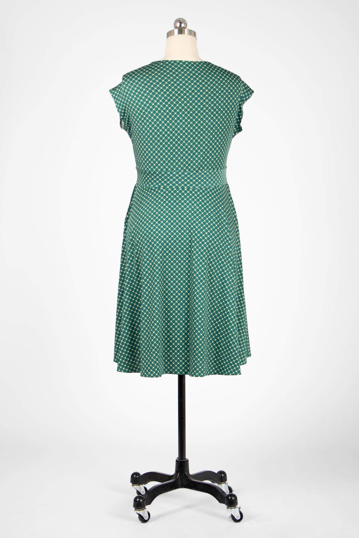 Jackie Dress - Holly Cross Dots
