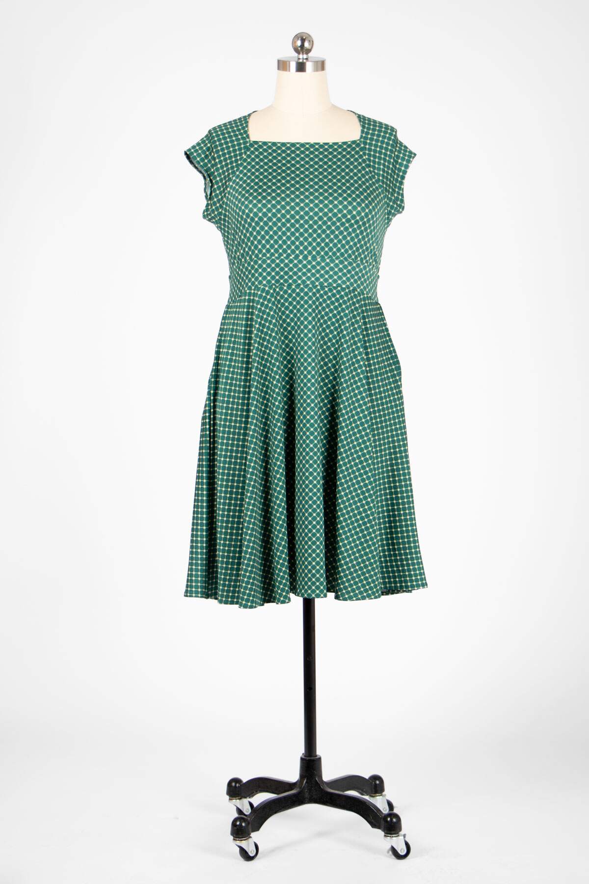 Jackie Dress - Holly Cross Dots
