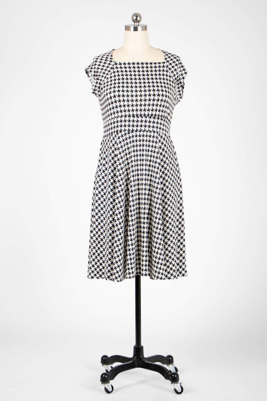 Jackie Dress - Houndstooth