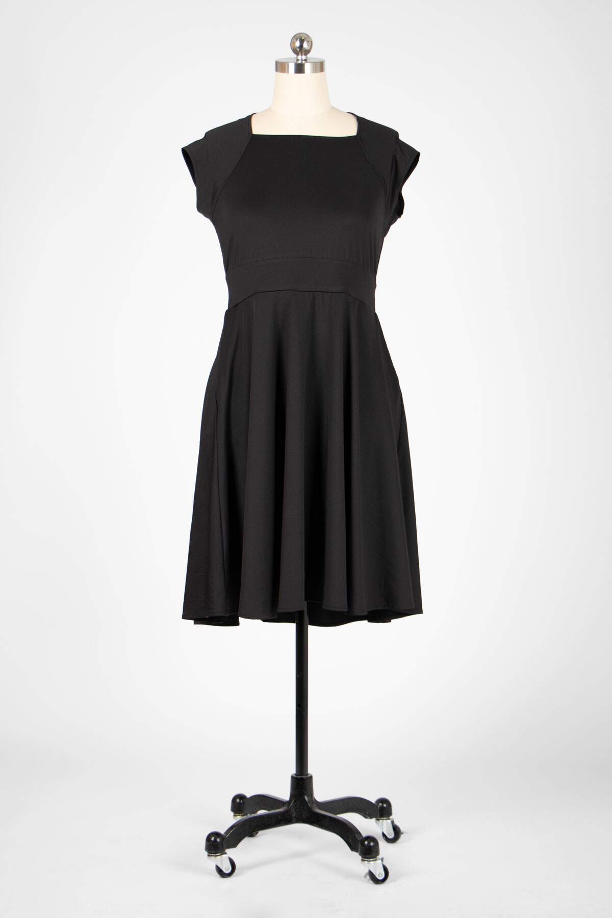 Jackie Dress - Solid Black – karina dresses