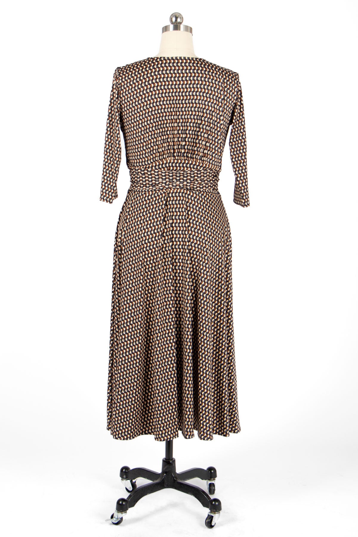 Margaret Dress - Chestnut Half Moons