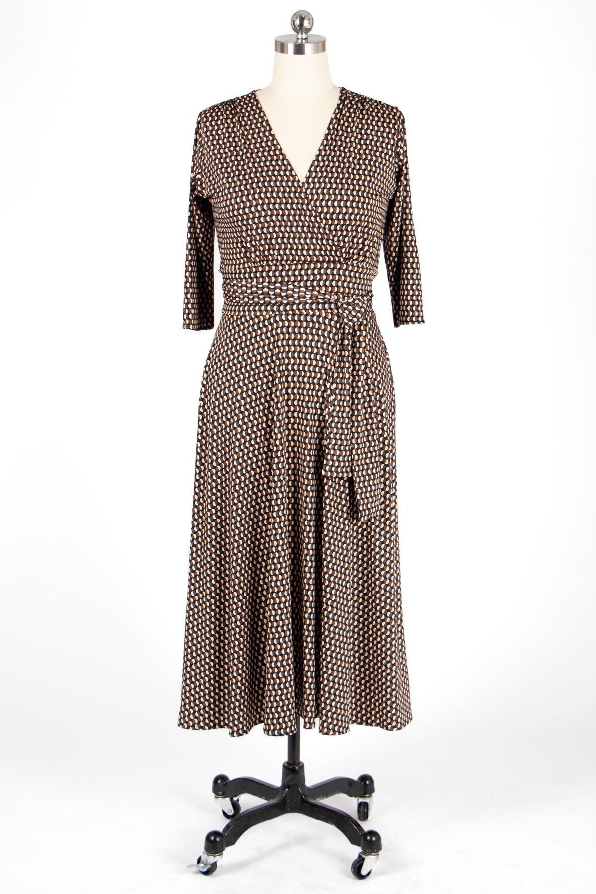 Margaret Dress - Chestnut Half Moons