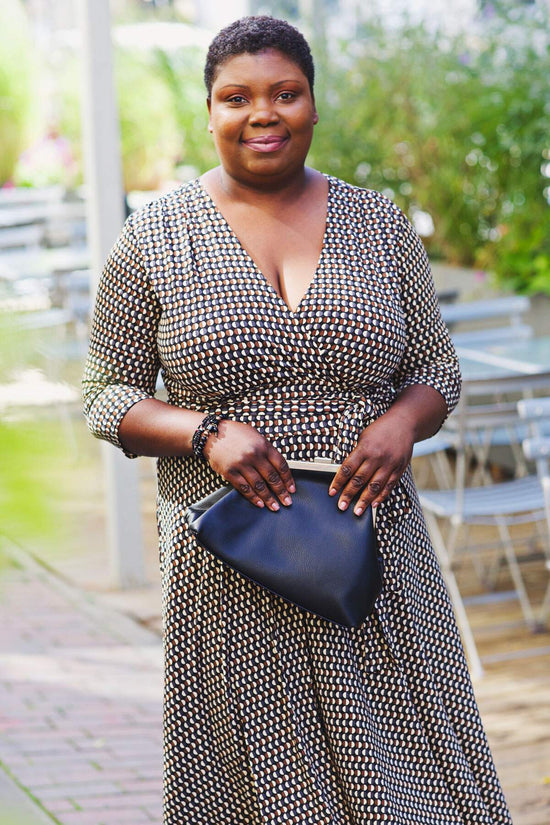 Margaret Dress - Chestnut Half Moons