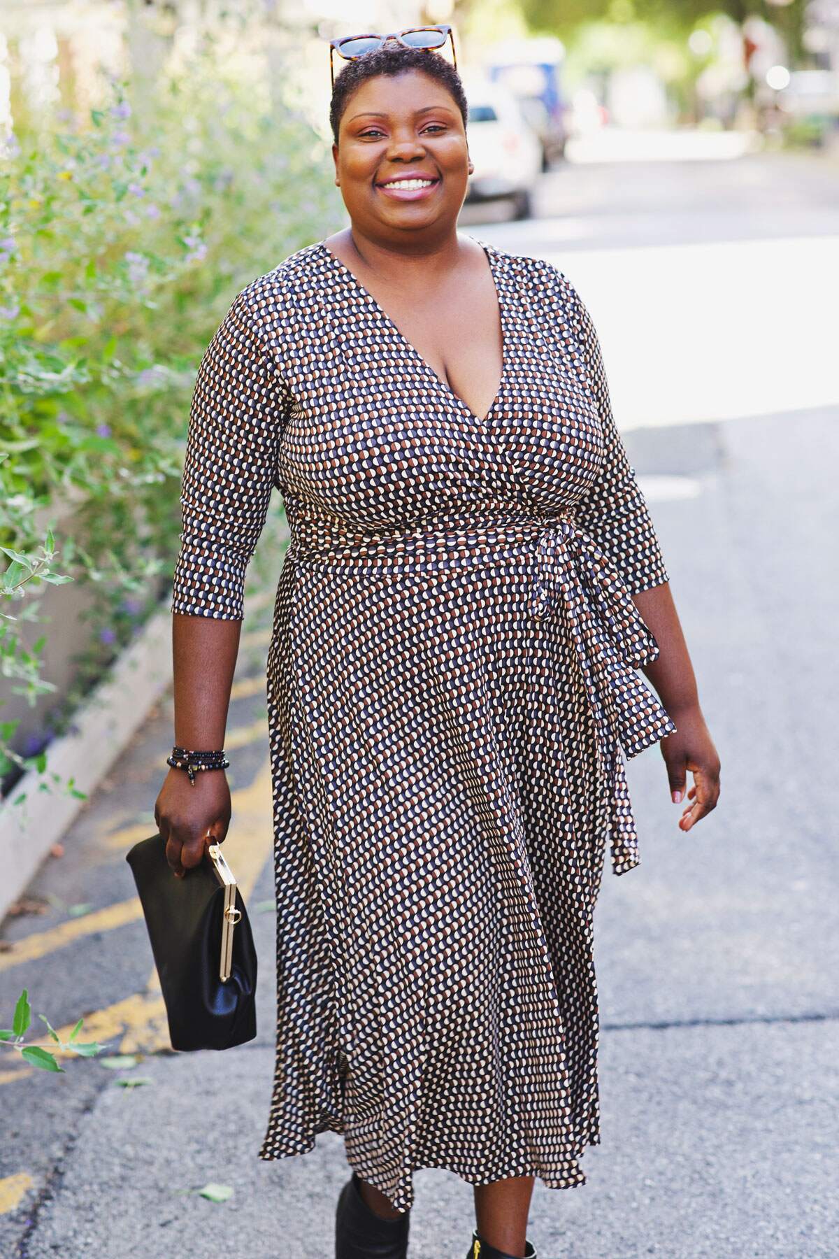 Margaret Dress - Chestnut Half Moons