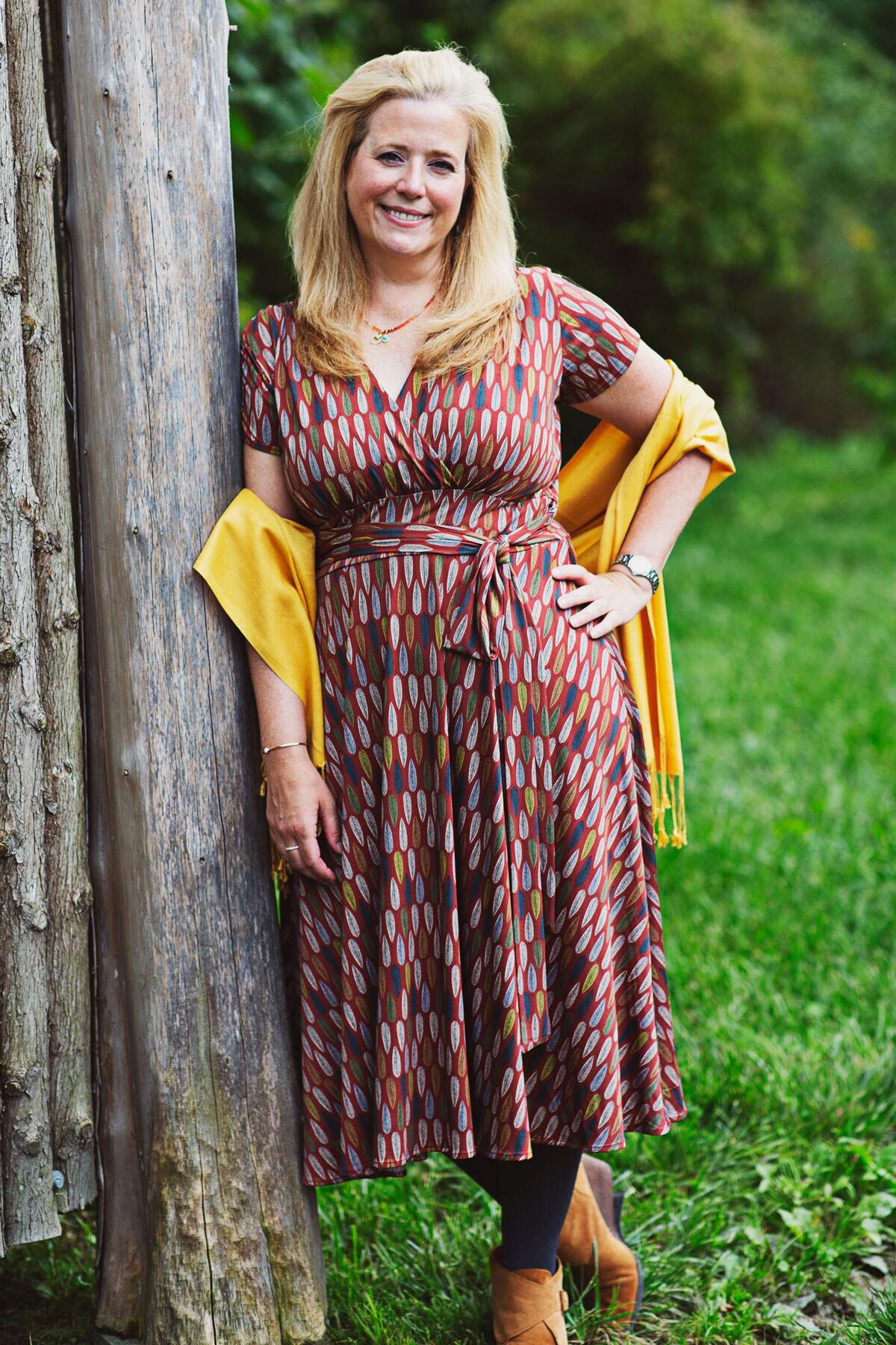 Margaret Dress - Feathers