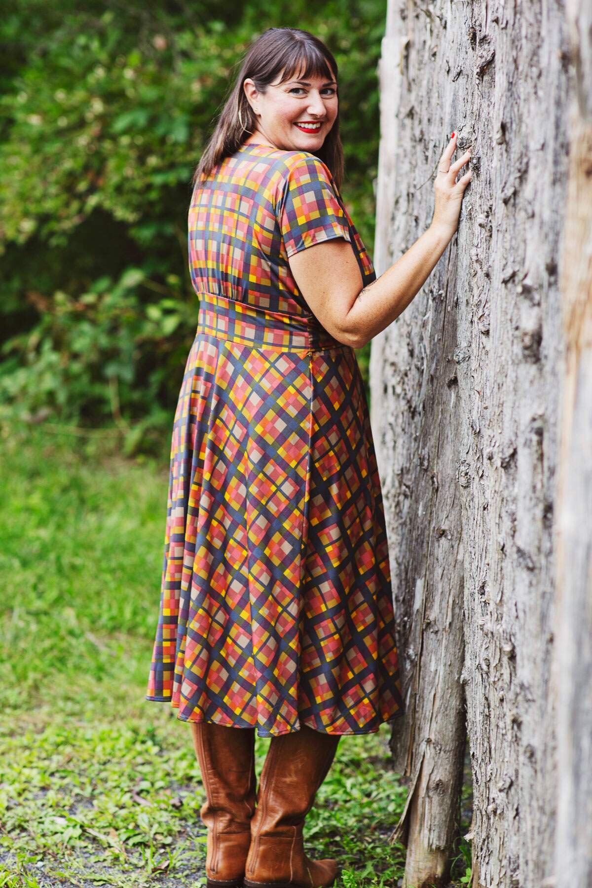 Margaret Dress - Pendant Plaid
