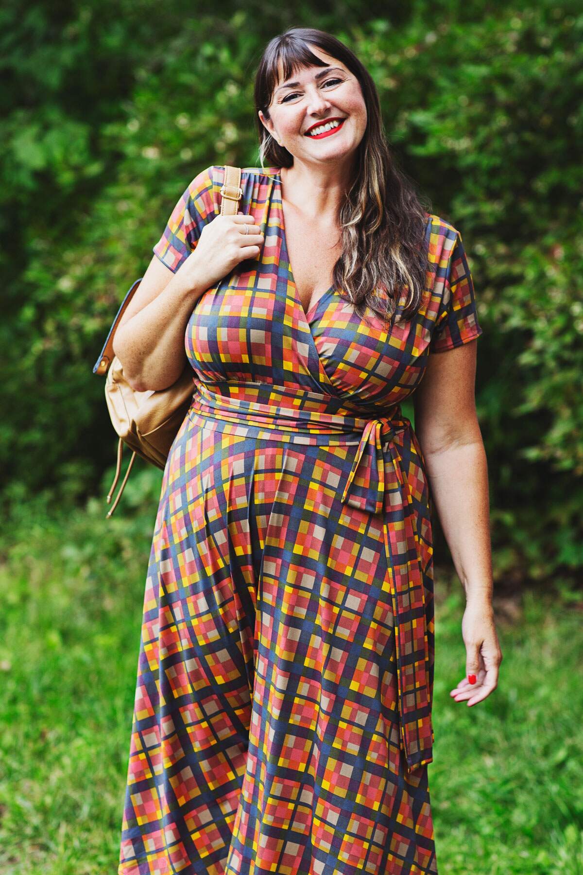 Margaret Dress - Pendant Plaid