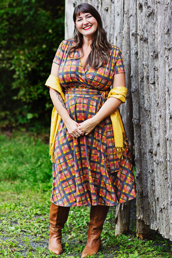 Margaret Dress - Pendant Plaid