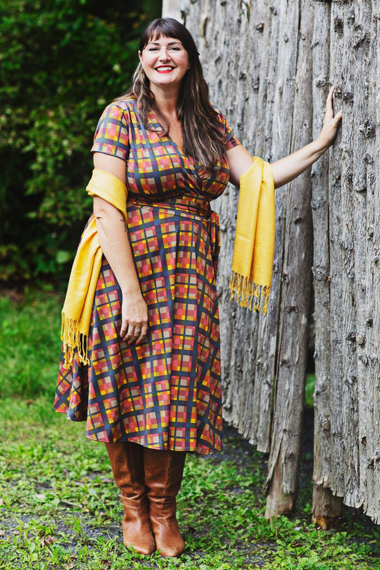 Margaret Dress - Pendant Plaid