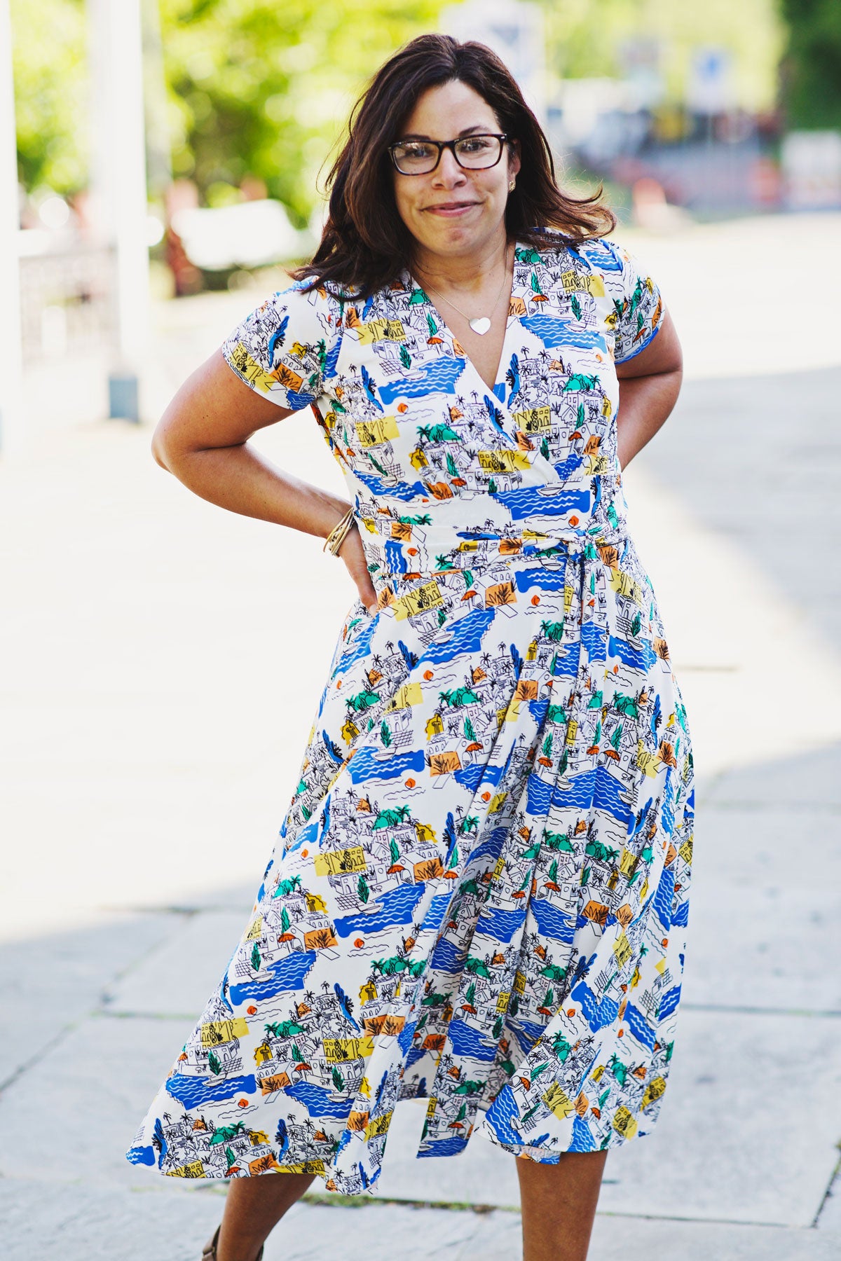 Margaret Dress - Riviera FINAL SALE