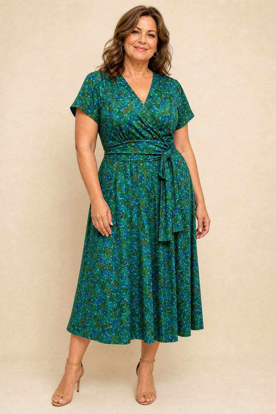 Margaret Dress - Leaf Study