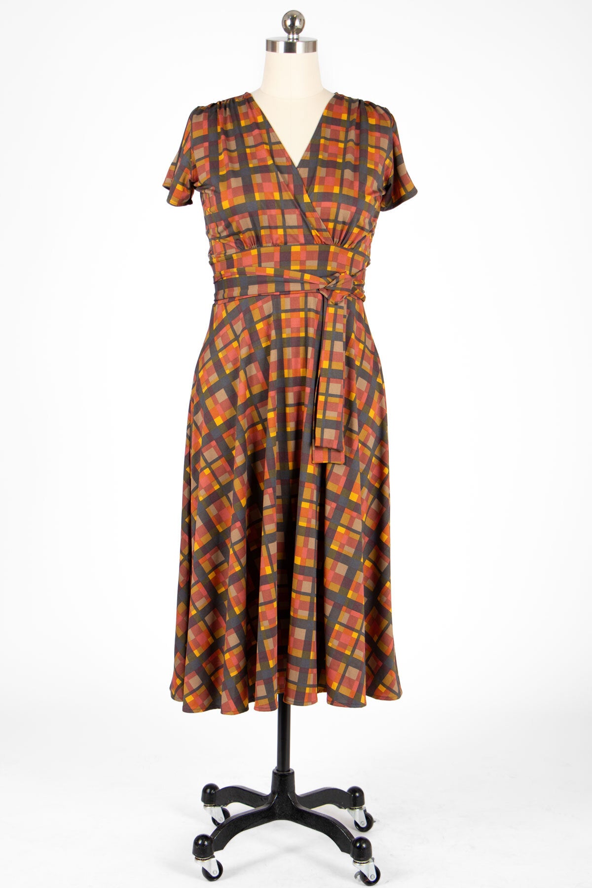 Margaret Dress - Pendant Plaid