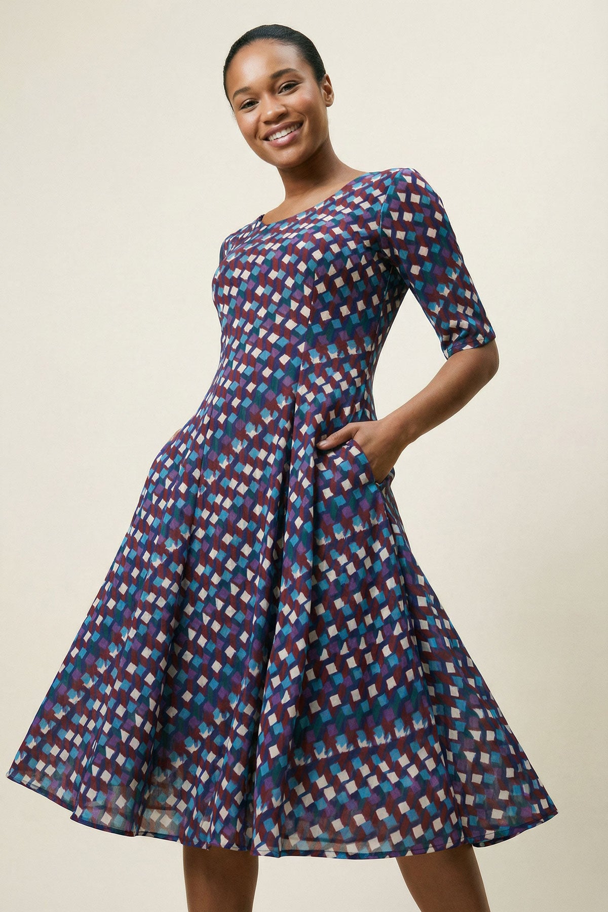 Mary Dress - Skyscraper [FINAL SALE] – karina dresses
